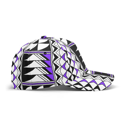 Blessed Feathers in Purple Baseball Cap