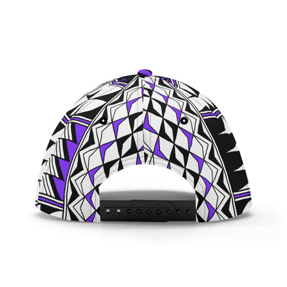 Blessed Feathers in Purple Baseball Cap