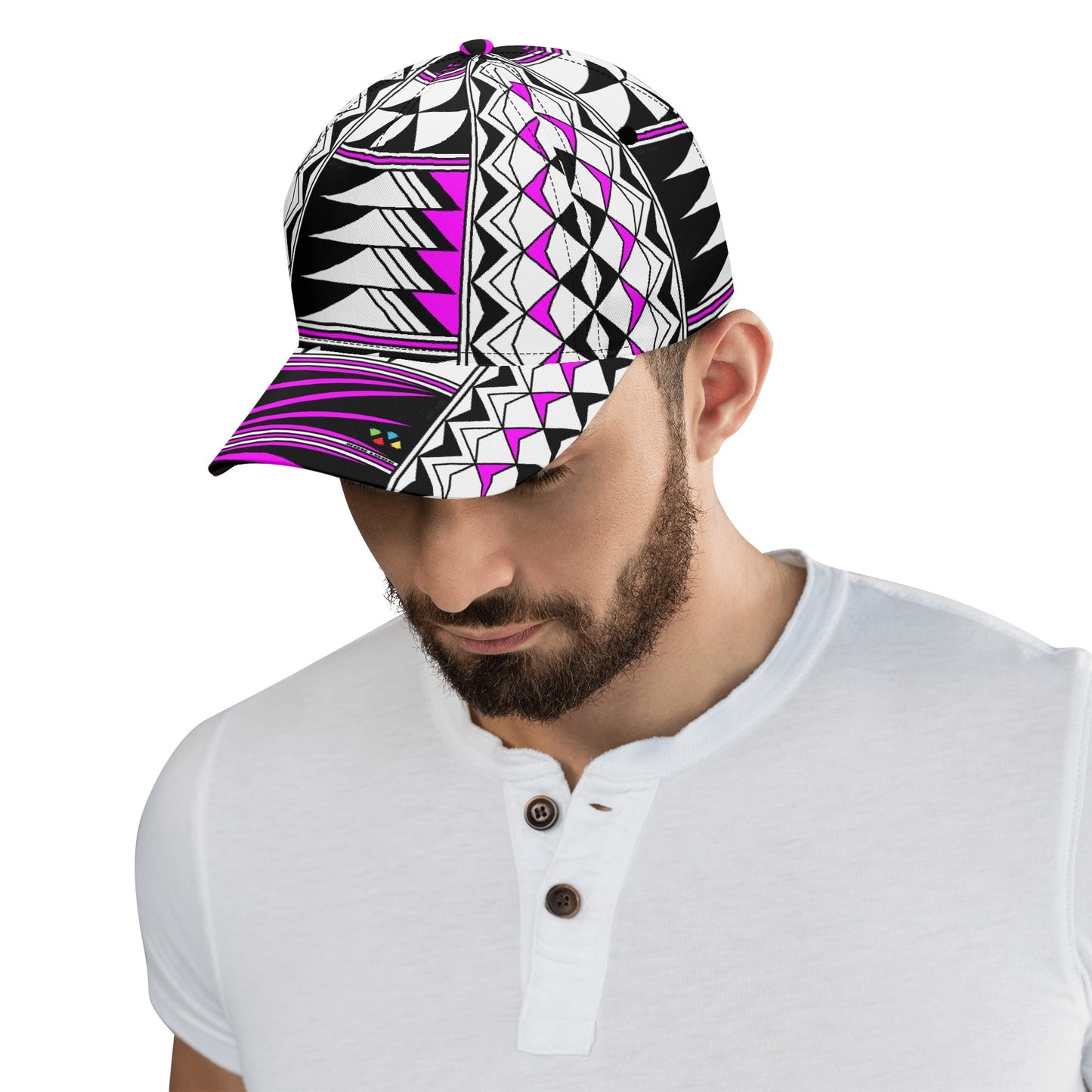 Blessed Feathers in Pink Baseball Cap