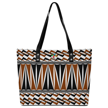 Native Rhythms Faux Leather Tote