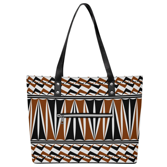 Native Rhythms Faux Leather Tote