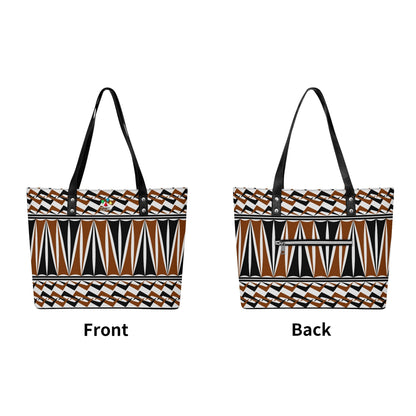 Native Rhythms Faux Leather Tote