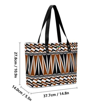 Native Rhythms Faux Leather Tote