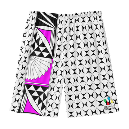 Southwest Sunrise in Pink Beach Shorts