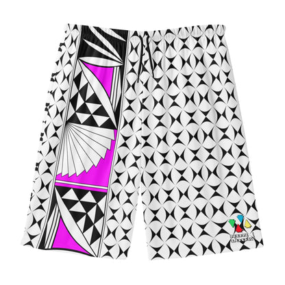 Southwest Sunrise in Pink Beach Shorts