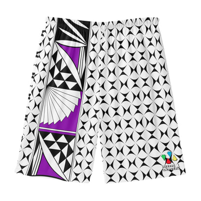 Southwest Sunrise in Purple Beach Shorts