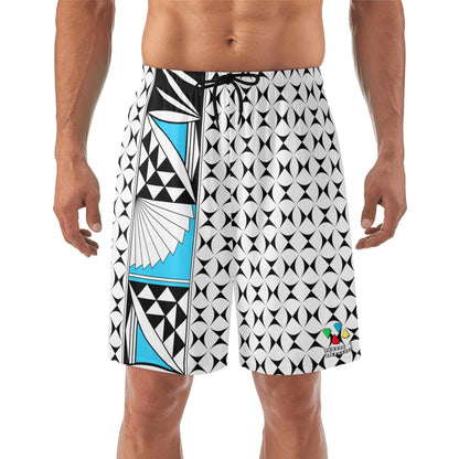 Southwest Sunrise in Turquoise Beach Shorts