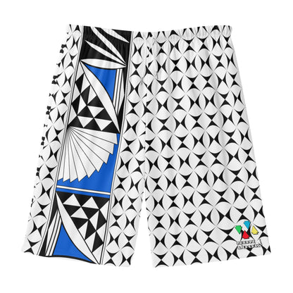 Southwest Sunrise in Blue Beach Shorts