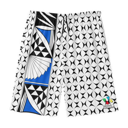 Southwest Sunrise in Blue Beach Shorts