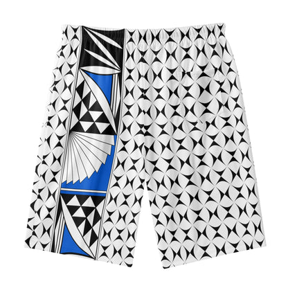 Southwest Sunrise in Blue Beach Shorts