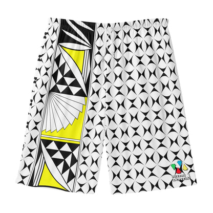 Southwest Sunrise in Yellow Beach Shorts