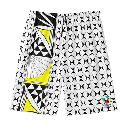 Southwest Sunrise in Yellow Beach Shorts