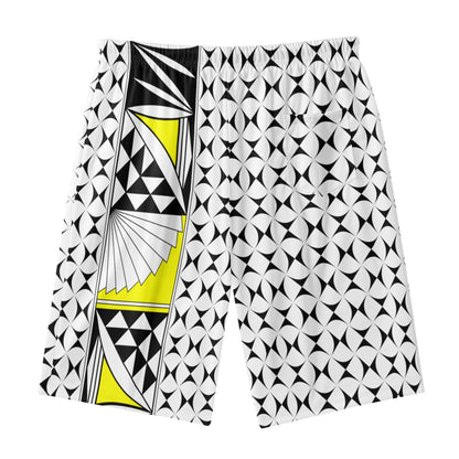 Southwest Sunrise in Yellow Beach Shorts