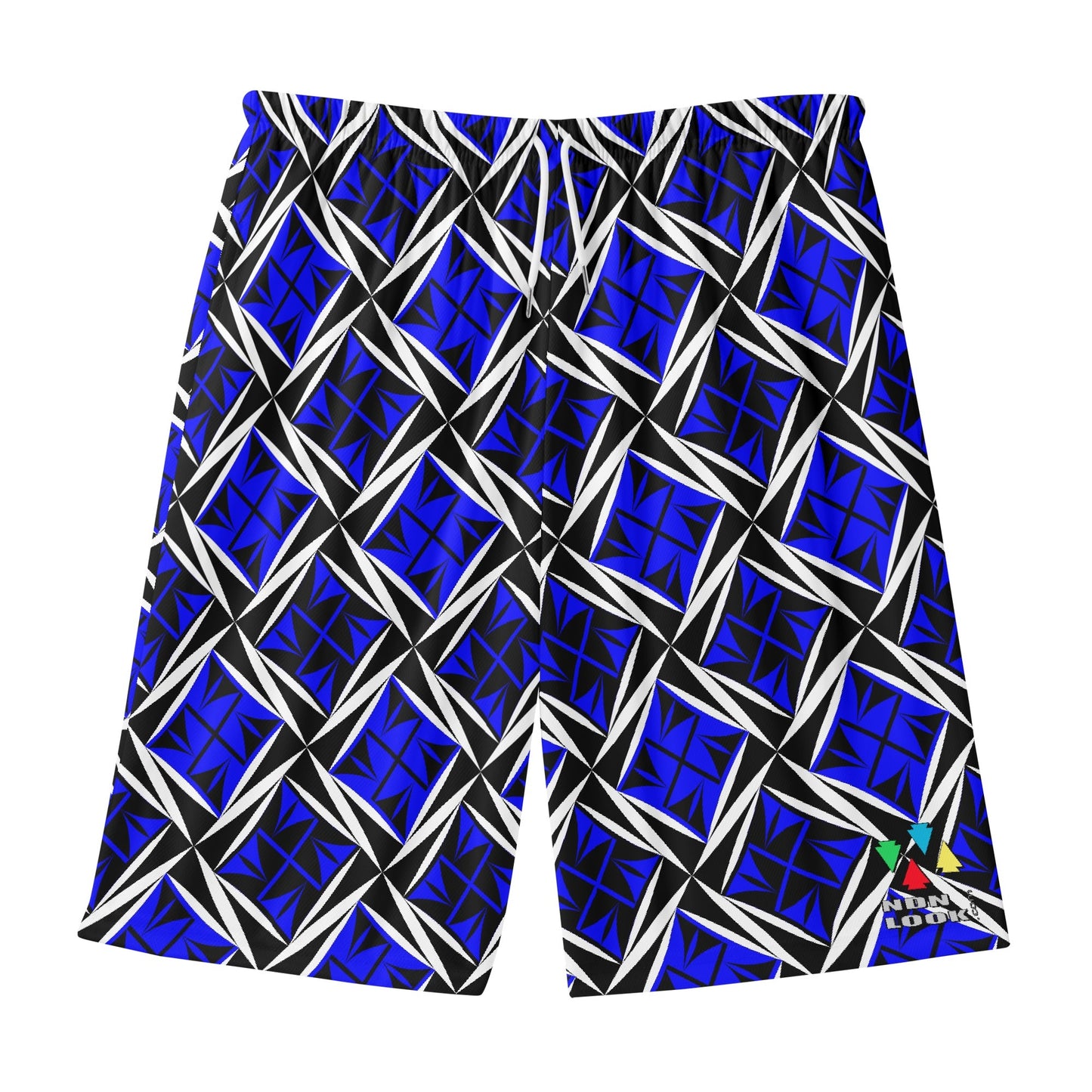 Sacred Winds in Blue Beach Shorts