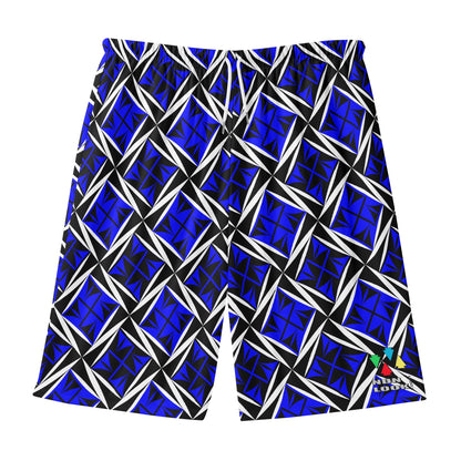 Sacred Winds in Blue Beach Shorts
