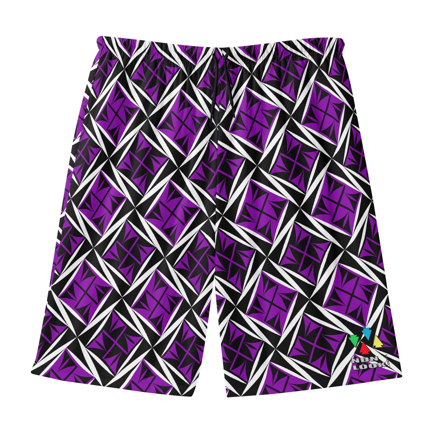 Sacred Winds in Purple Beach Shorts