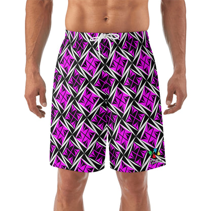 Sacred Winds in Pink Beach Shorts
