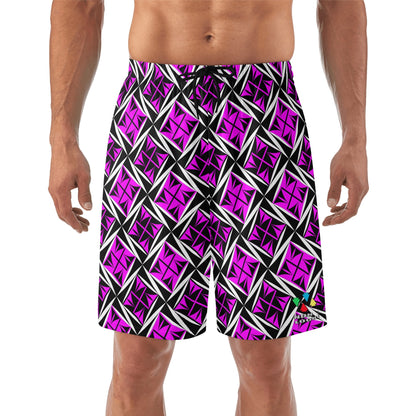 Sacred Winds in Pink Beach Shorts
