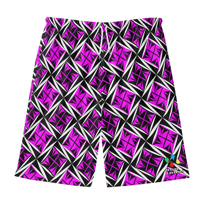 Sacred Winds in Pink Beach Shorts