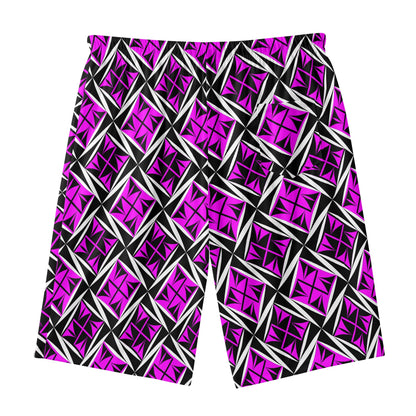 Sacred Winds in Pink Beach Shorts