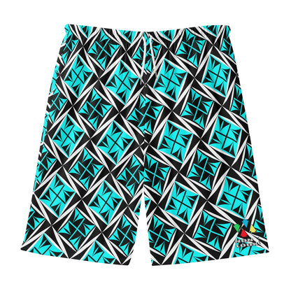 Sacred Winds in Turquoise Beach Shorts