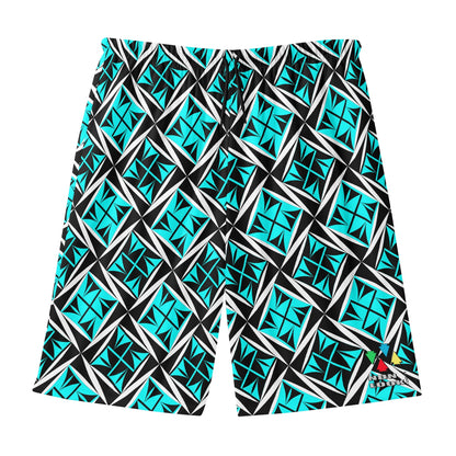 Sacred Winds in Turquoise Beach Shorts