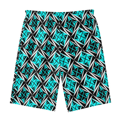 Sacred Winds in Turquoise Beach Shorts