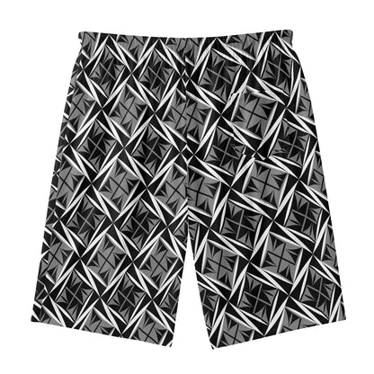 Sacred Winds in Gray Beach Shorts