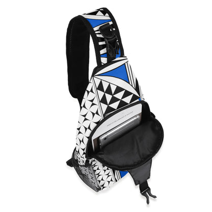 Southwest Sunrise in Blue Crossbody Bag