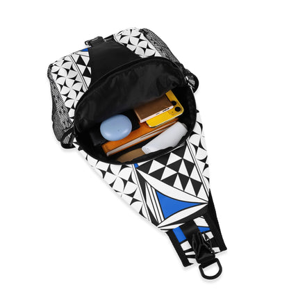 Southwest Sunrise in Blue Crossbody Bag