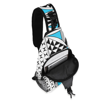 Southwest Sunrise in Turquoise Crossbody Bag