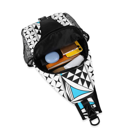 Southwest Sunrise in Turquoise Crossbody Bag