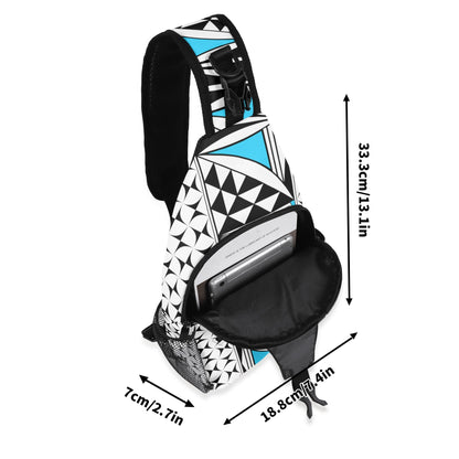 Southwest Sunrise in Turquoise Crossbody Bag