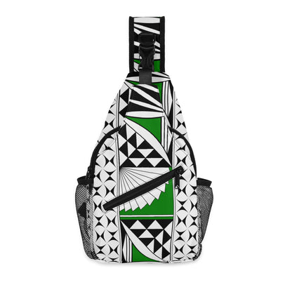 Southwest Sunrise in Green Crossbody Bag