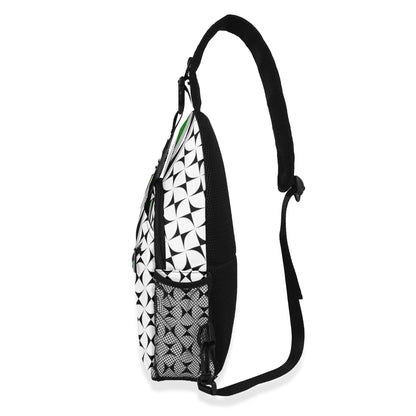 Southwest Sunrise in Green Crossbody Bag