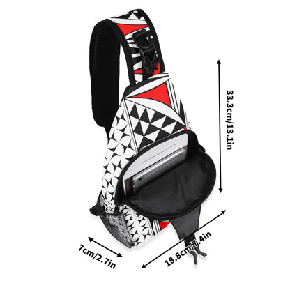 Southwest Sunrise in Red Crossbody Bag