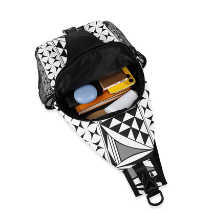 Southwest Sunrise in Gray Crossbody Bag