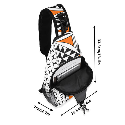 Southwest Sunrise in Orange Crossbody Bag