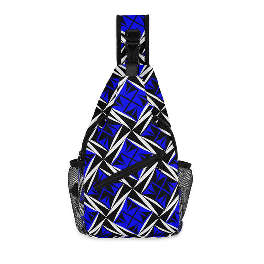 Sacred Winds in Blue Crossbody Bag