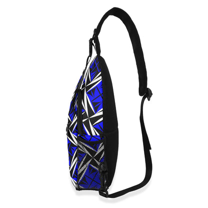 Sacred Winds in Blue Crossbody Bag