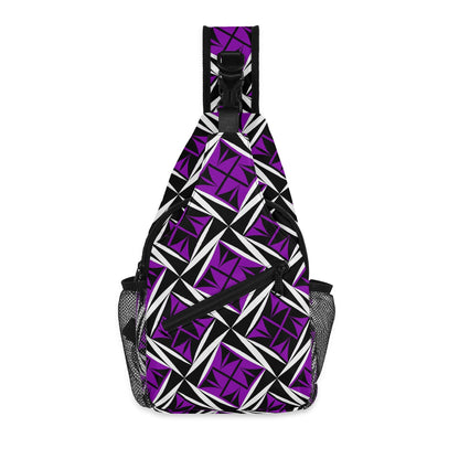Sacred Winds in Purple Crossbody Bag