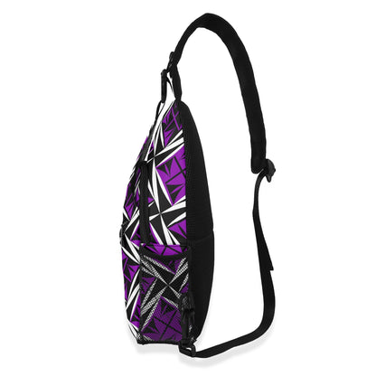 Sacred Winds in Purple Crossbody Bag