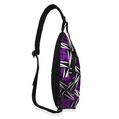 Sacred Winds in Purple Crossbody Bag