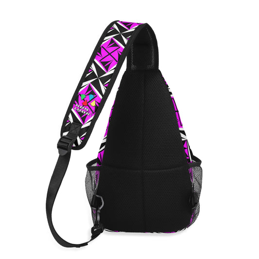 Sacred Winds in Pink Crossbody Bag