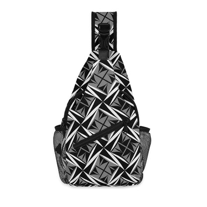 Sacred Winds in Gray Crossbody Bag