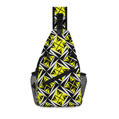 Sacred Winds in Yellow Crossbody Bag