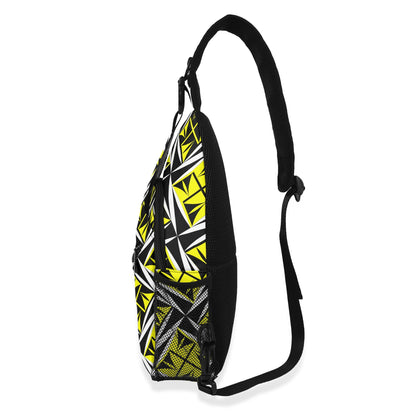Sacred Winds in Yellow Crossbody Bag