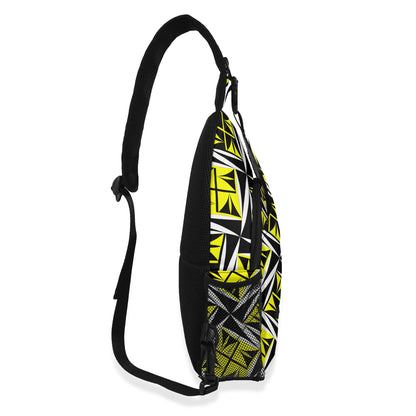 Sacred Winds in Yellow Crossbody Bag