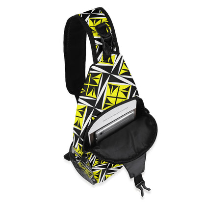 Sacred Winds in Yellow Crossbody Bag