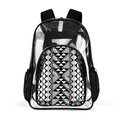 Sun and Rain in Gray Transparent Backpack